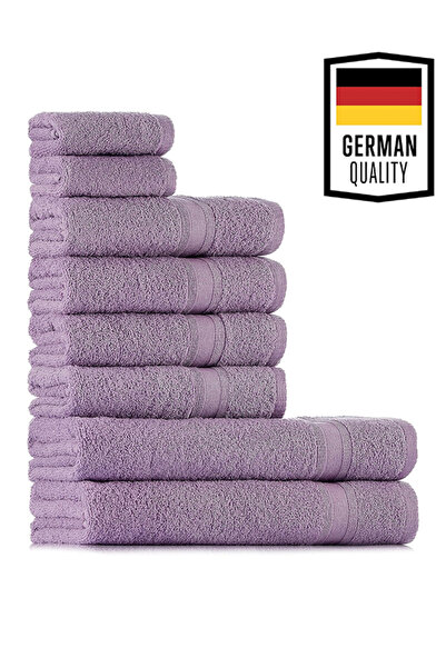 Tuiste Σετ πετσετών Premium Luxury Lilac, 2 μπάνια ντους 4 χέρια πρόσωπο 2 μι...