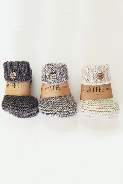 EFFE 3-Piece Cotton and Wool Home Boots
