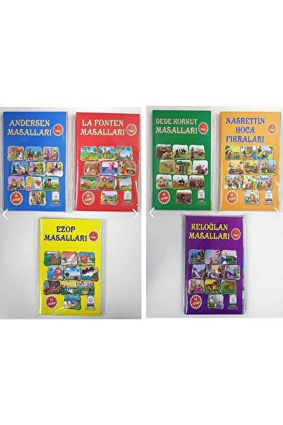 Parıltı Yayınları 1. SINIF SINIF EZOP - ANDERSEN - LA FONTEN - DEDE KORKUT-KELOĞLAN MASALLARI-NASRETTİN HOCA FIKRALARI
