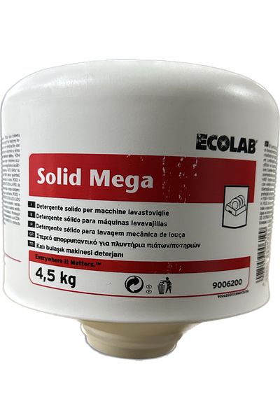 Ecolab Solid Mega 4.5 kg Solid Dishwasher Detergent