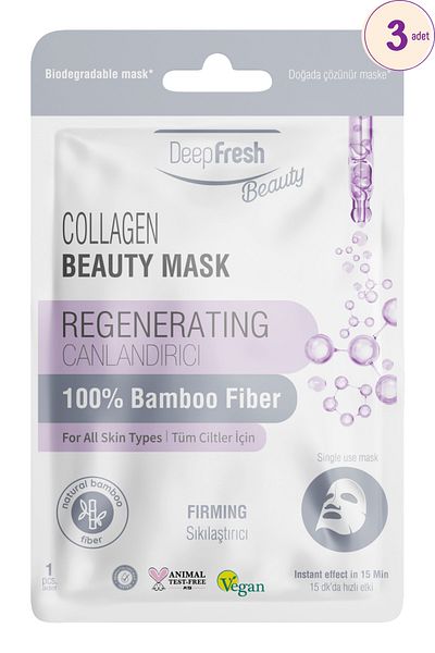 Deep Fresh Firming Sheet Mask 3 Pieces |   Collagen |   Revitalizing