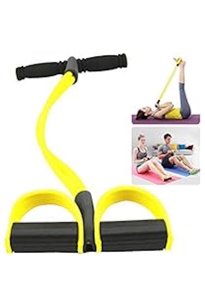 Kenpool Ayak Pedal Yoga Çektirme Halat Elastik Germe Direnç Bacak Kol Egzersi...
