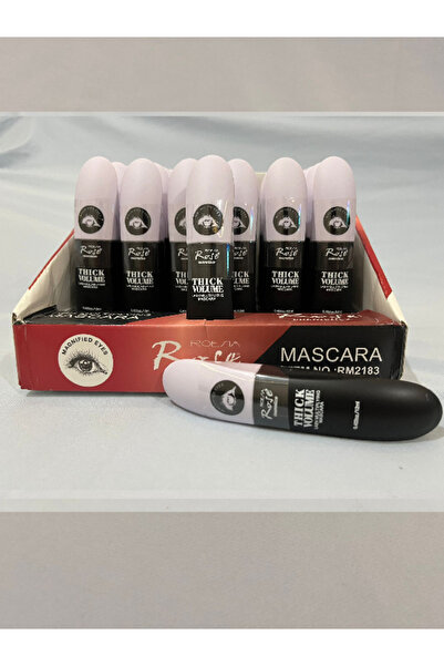 Roesia Rose Cosmetics Hacim Etkili Siyah Maskara - Thick Volume