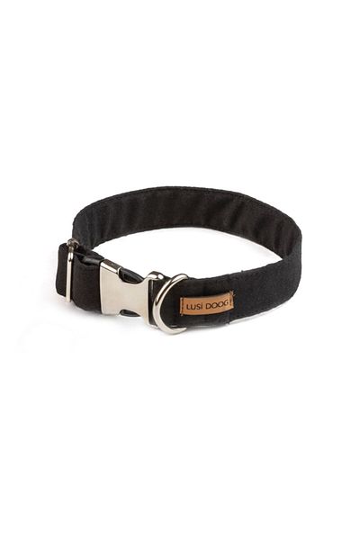 Lusi Doog Black Dog Collar