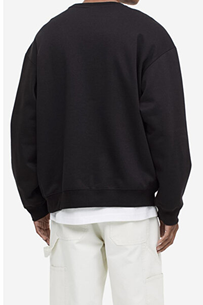 NAKRUF Siyah-Gri 2'li Oversize Sweatshirt