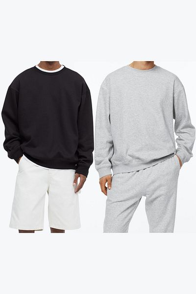 NAKRUF Black-Grey 2-pack Oversize Sweatshirt