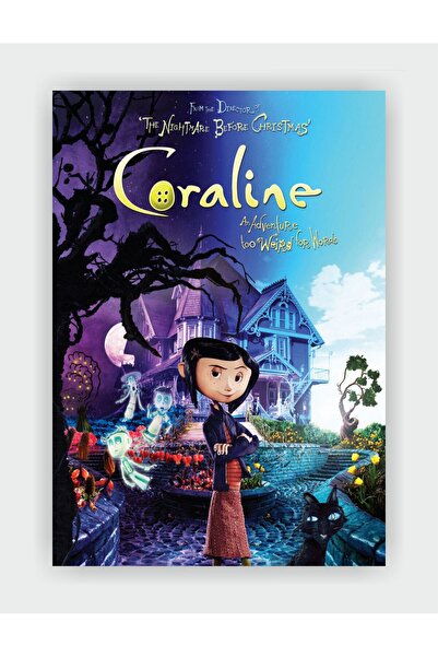 fırsatlar diyarı Coraline Anime Film Duvar Posteri - Kalın Kağıt - Çerçevesiz