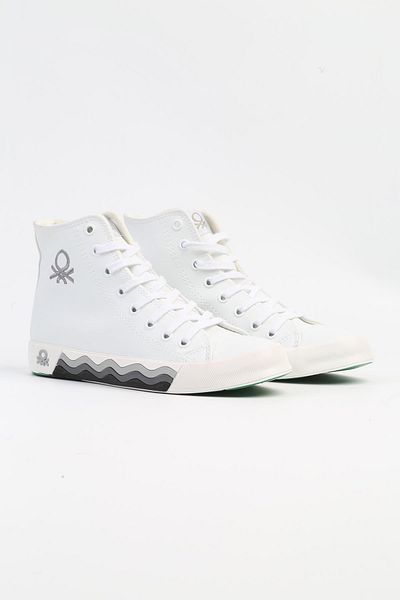 Benetton ® |   BN-31043 - 3374 Λευκό - Ανδρικό Sneaker