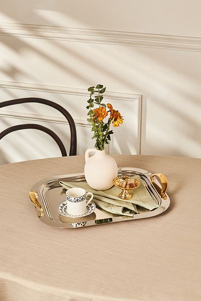 Emsan Rhonda Tea Tray Gold
