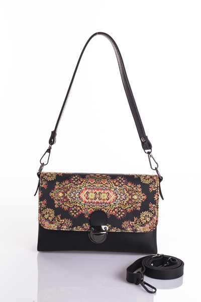 MOTTİF İSTANBUL Dokuma Deri Kadın El Omuz Çanta Mottif Istanbul Otantik 1036