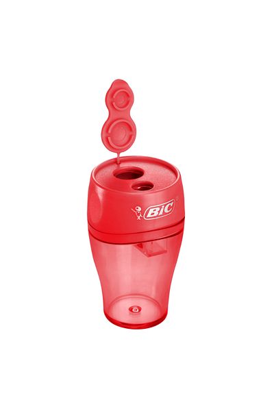 Bic مبراة إليبس ماكس المزدوجة مع قادوس