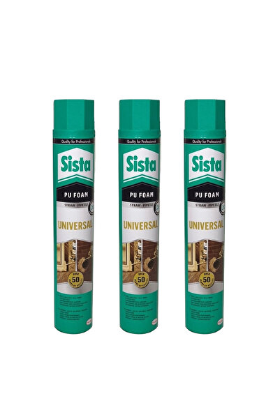 Sista Poliüretan Köpük 750 ml - 3 Adet