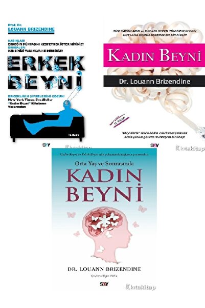 Kronik Kitap Erkek Beyni-Kadın Beyni-Orta Yaş ve Sonrasında Kadın Beyni-Louan...