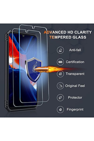 m.tk moveteck Samsung Galaxy S21 Fe Kılıf Kamera Korumalı Sürgülü Yüzüklü Armor Military Zırh Tank Standlı +9h Cam