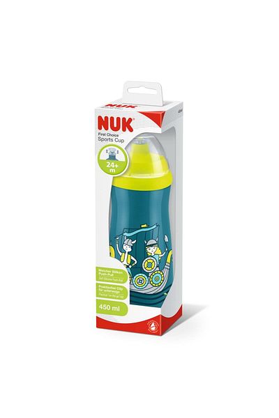 Nuk 24 M 450 ml Yeşil Sports Cup