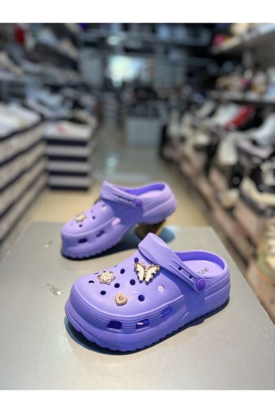 Akınal Bella High-Sole Stoned Women's Slippers