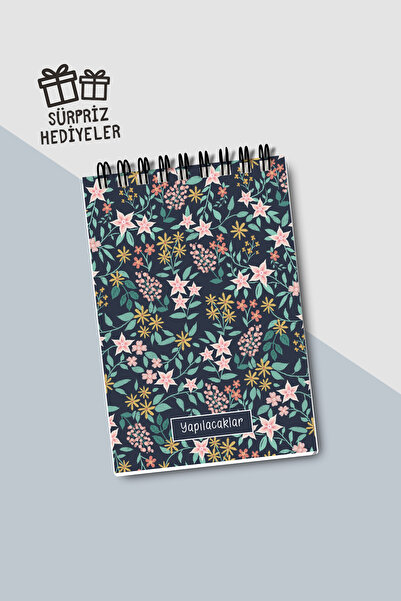 Eldesen Tasarım Yapılacaklar Listesi A6 Defter, Esnek Karton Kapaklı, Mini De...