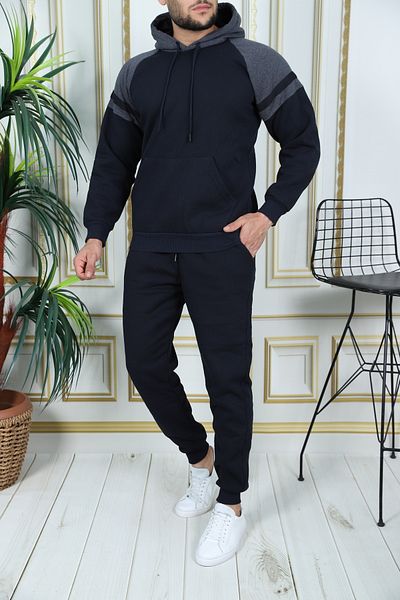 EXSPORT Σετ χειμωνιάτικης φόρμας με κουκούλα με 3 κλωστές