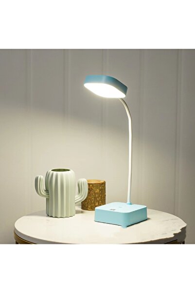 Yussraw 2023 Yeni Masa Ambası Göz Koruma Lambası Cep Telefonu Braketi Usb Şar...