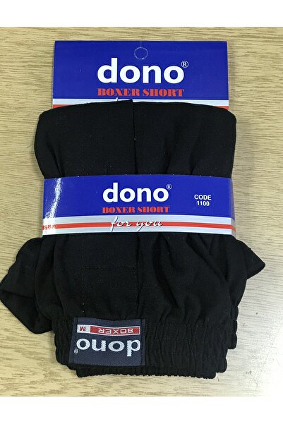 Dono Men's Black Color 100% Cotton 5 Pack 1St Quality Boxer Shorts