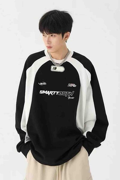 Köstebek Streetwear Smarttooth Stripe Detailed Unisex Long Sleeve