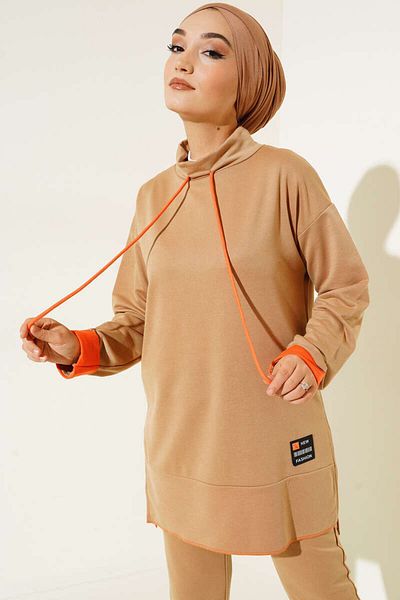 VOLT CLOTHİNG Women's Barcode Emblem Double Suit