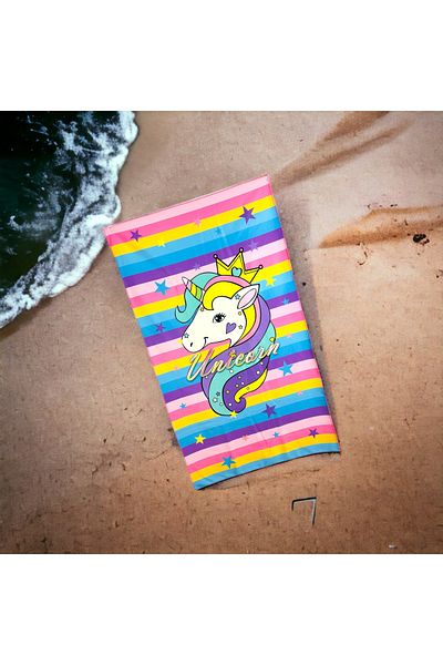 Rs Ramuni Unicorn Girl's Beach & Bath Towel 80x130