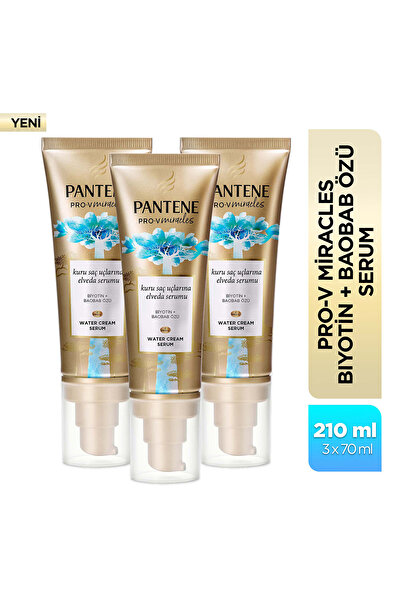 Pantene Pro-V Miracles Kuru Saç Uçlarına Elveda Serumu 70 ml x 3