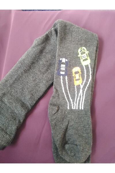 Ekinoks Baby Girl Cat Patterned Cotton Pantyhose