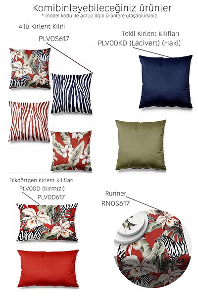 Pilloveland Double Sided Printed Grevy Patterned 4-Piece Suede Throw Pillow Cover
