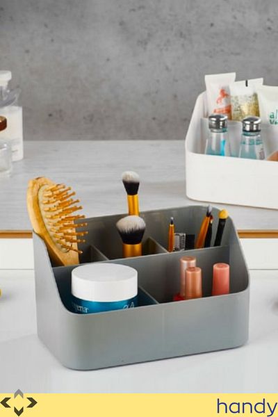 LİGROUND handy 5 Compartment Multi-Purpose Useful Organizer Makeup Jewelry Organizer Pen Holder Organizer