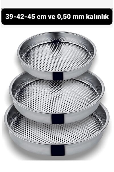 Yıldız çelik Çiğ köfte leğeni 39-42-45 cm kalın ürün