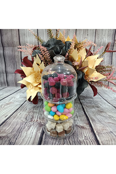 Yamaç Home Paşabahçe Cam 3 Katlı Kurabiyelik Çerezlik Şekerlik TYC00132696737