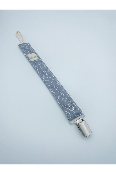Le Petite Histoire Pacifier Hanger - Pacifier Chain 100% Cotton - Washable