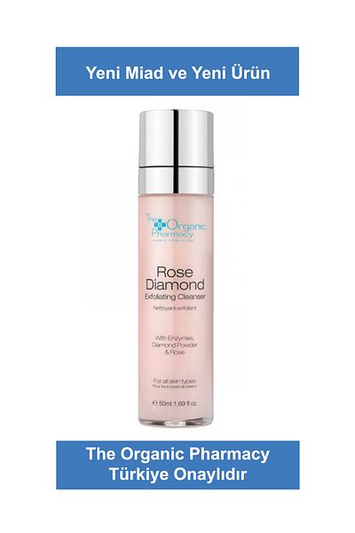 The Organic Pharmacy Rose Diamond 50ml Exfoliating Cleanser - New Product Miad