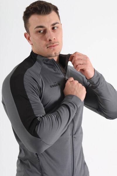 Diadora Mundial 21 Camping Tracksuit Single Top Anthracite