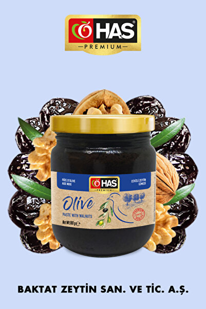 Has Premium Cevizli Siyah Zeytin Ezmesi 210cc