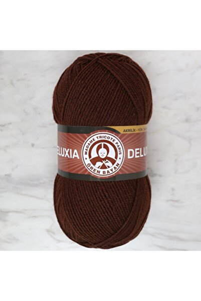 Ören Bayan غزل محبوك يدويًا من أورين ديلوكسيا 100 جرام اللون 083 بني