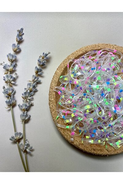 Rainbowaccessory إطار بيرم محبوك شفاف ملون - مقاوم للكسر، عبوة واحدة للأطفال ...