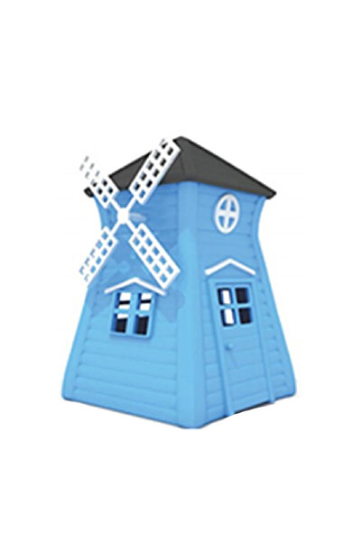 OSERSHOP Mavi Yel Değirmeni Oyun Evi Eğlenceli Plastik Oyun Evi Çocuk Oyun Ev...