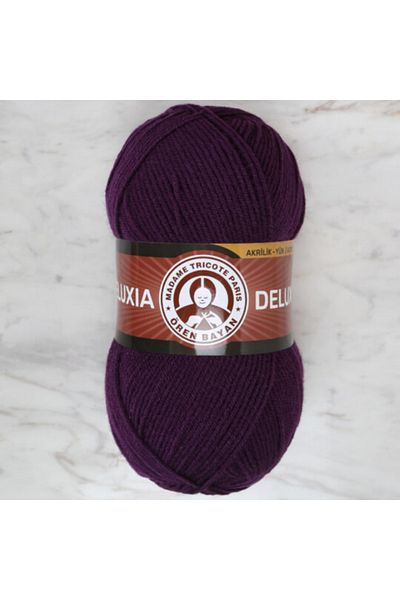 Ören Bayan Deluxia Hand Knitting Thread 100 gr Color 060 Purple