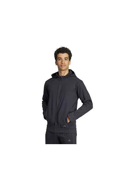 adidas Yoga Base Fz HD Мъжко яке за тренировки по йога IM1760 Черно