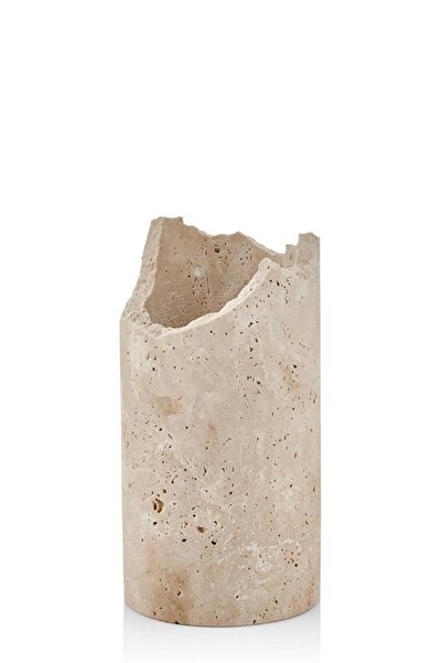 SETABIANCA رف نبيذ من الرخام والترافرتين من إيفزا ديكور 11*11*21 سم