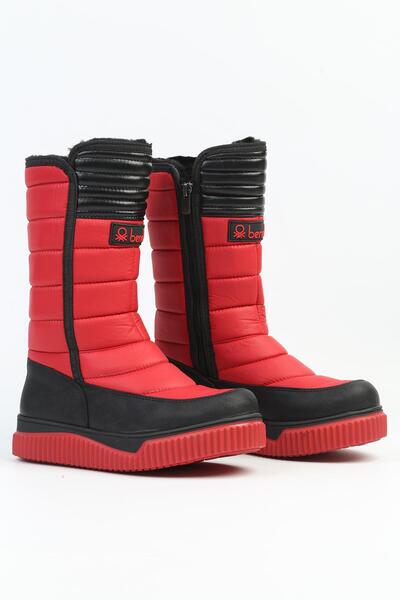 Benetton ® |   BN-50027 - 3256 Κόκκινο - Γυναικείες Μπότες