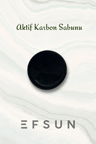 Efsun Yuvarlak Aktif Karbon Sabunu 85-90 Gr