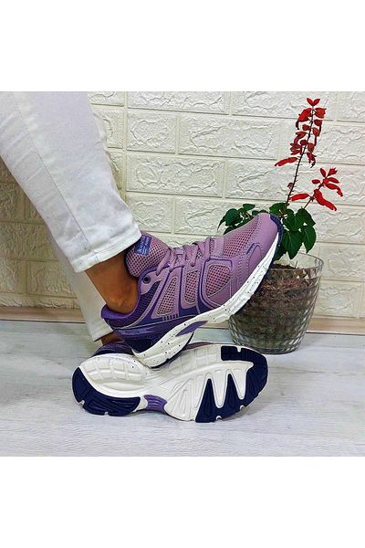 Kinetix Arıon Dried Rose-Purple Color Athletic Running Sneakers