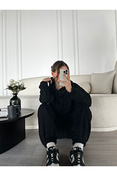 modabetce Raina Şardonlu 3 Thread Cotton 2 Piece Set