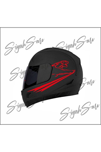 S&S HEDİYELİK EŞYA Motor Kask Sticker Panter Motorsiklet Yol Motor Sticker Et...