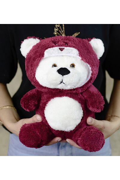 Canestar Adjustable Hood Cute Plush Bear - Plush Toy