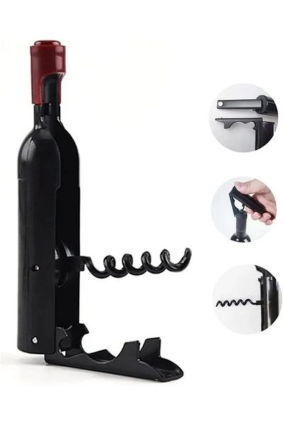 HEDİYE FİKRİ Multifunctional Magnetic Corkscrew Bottle Opener - for Wine Lovers